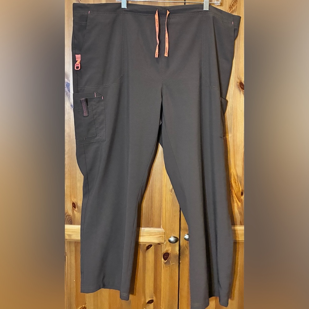 Carhartt Force Crossflex Scrub Pants Brown Cargo Uniform Womens Petite 3XL